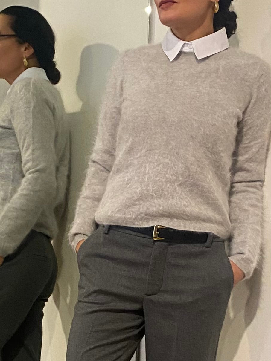 Absolut Cashmere Clare Light Grey – Nina's Boutique