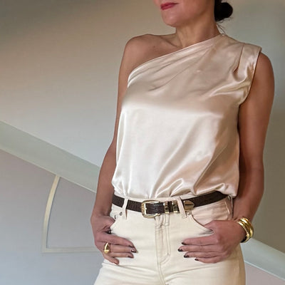 Alhvar Gallery Top Elle Satin Cream