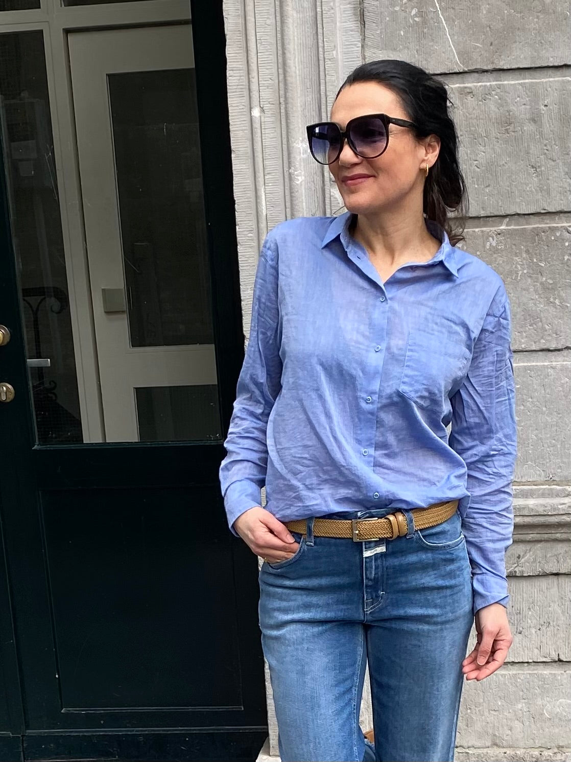 Sacrecoeur Blouse Manon Blauw