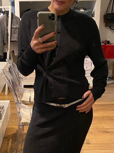 Club Lavenir Nomiy Vest Zwart / Glitter
