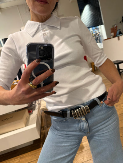 Gestuz Drew Polo White