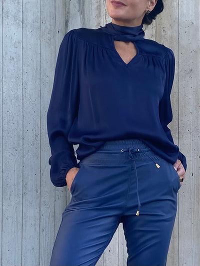 Ibana Tivi Blouse Marineblauw