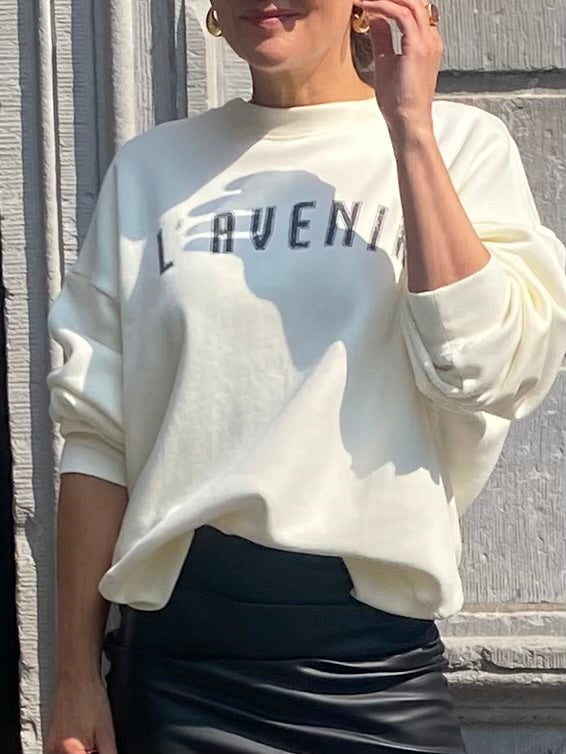 Club Lavenir  off white Miyu Sweater