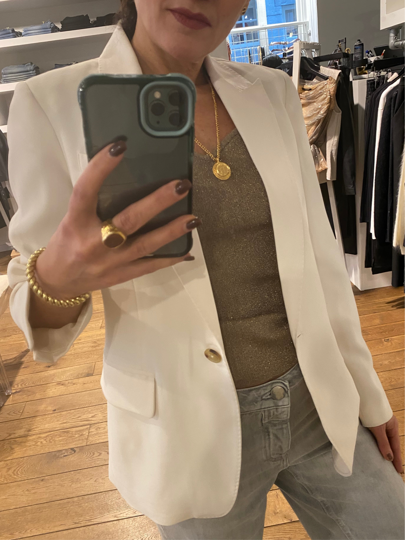 Day Biger et Mikkelsen  Blazer Hector Classic Gabardine Ivory