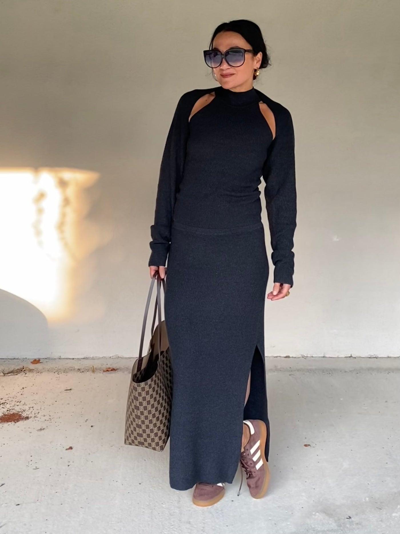 Club Lavenir Yuze Dark Grey Bolero en Top