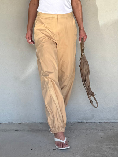 Rabens Saloner Broek Afina Toffee