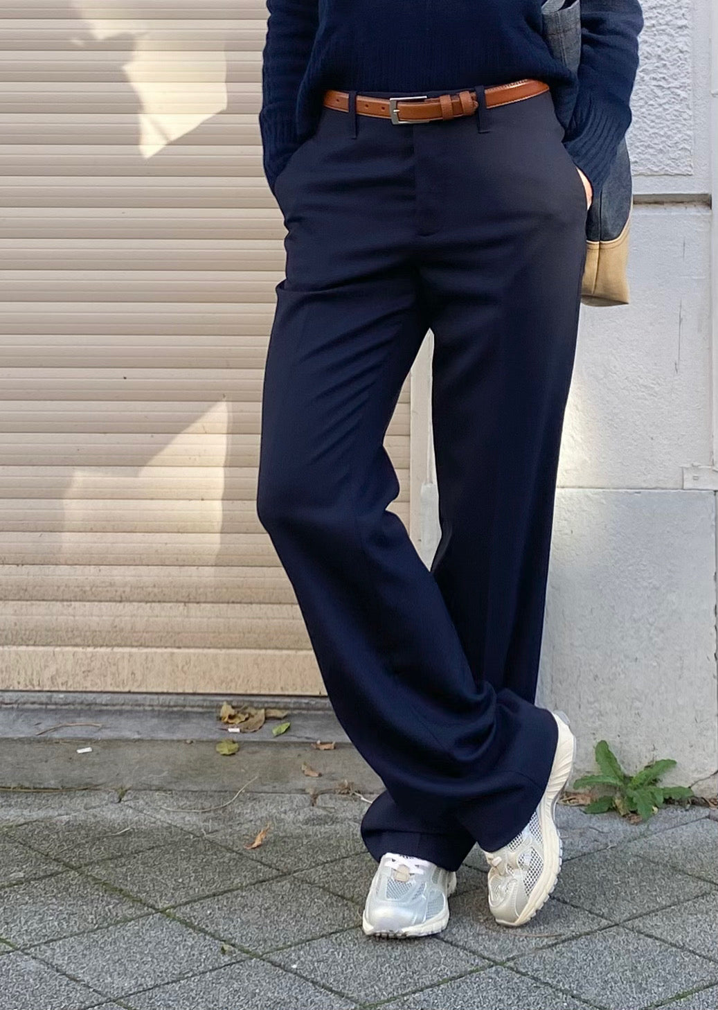 Closed Broek Sasia Donker Blauw