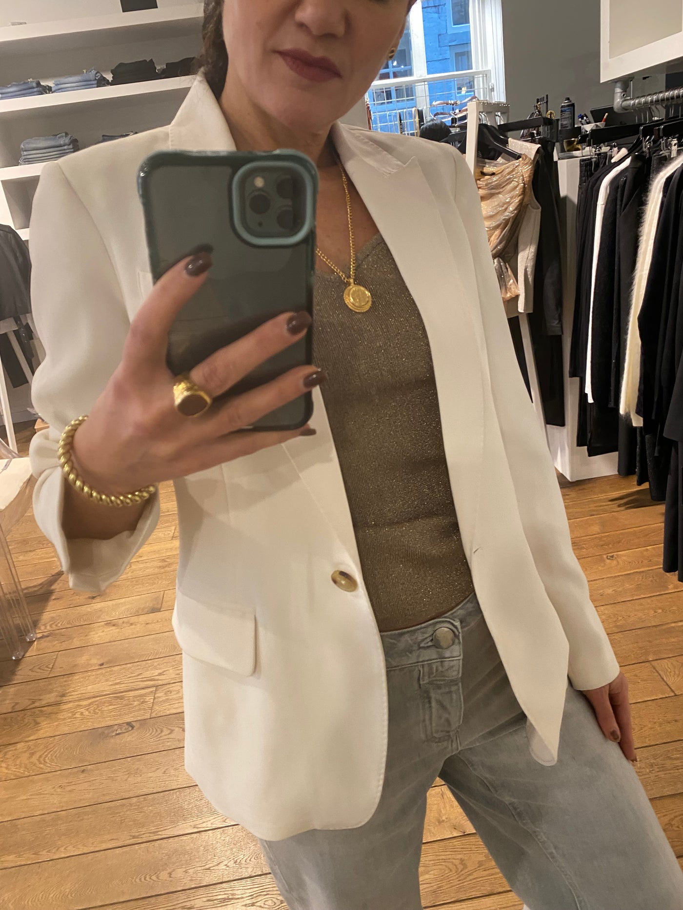 Day Biger et Mikkelsen  Blazer Hector Classic Gabardine Ivory
