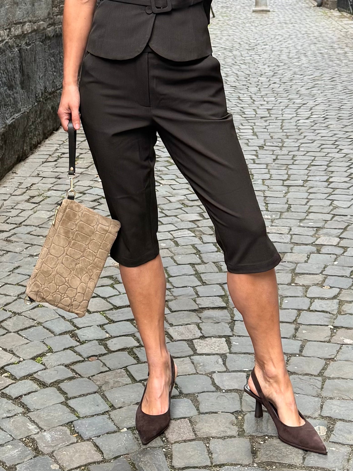 Ibana Ponia Broek bruin – Nina’s Boutique