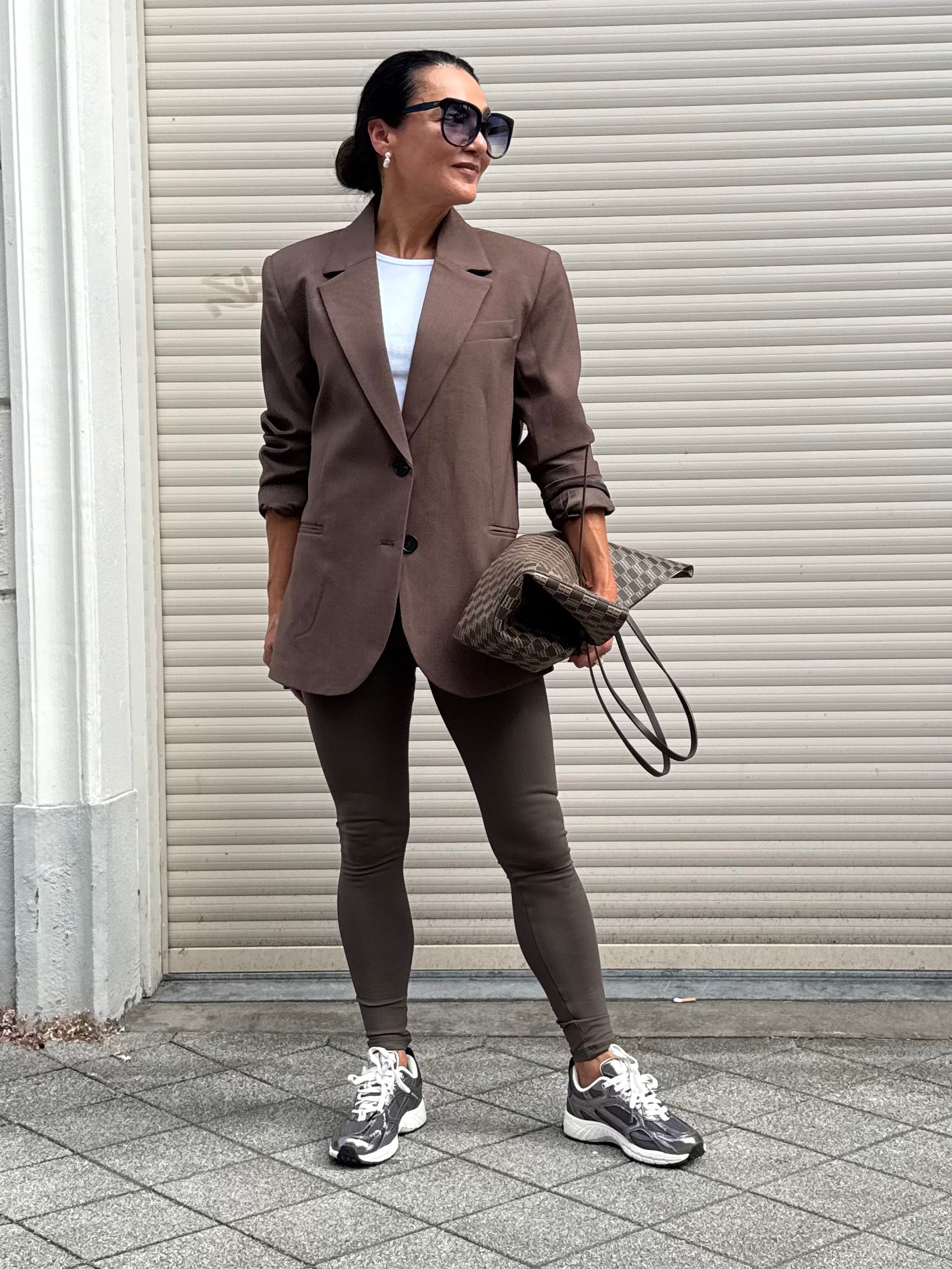 Deblon Legging High waist Cacao