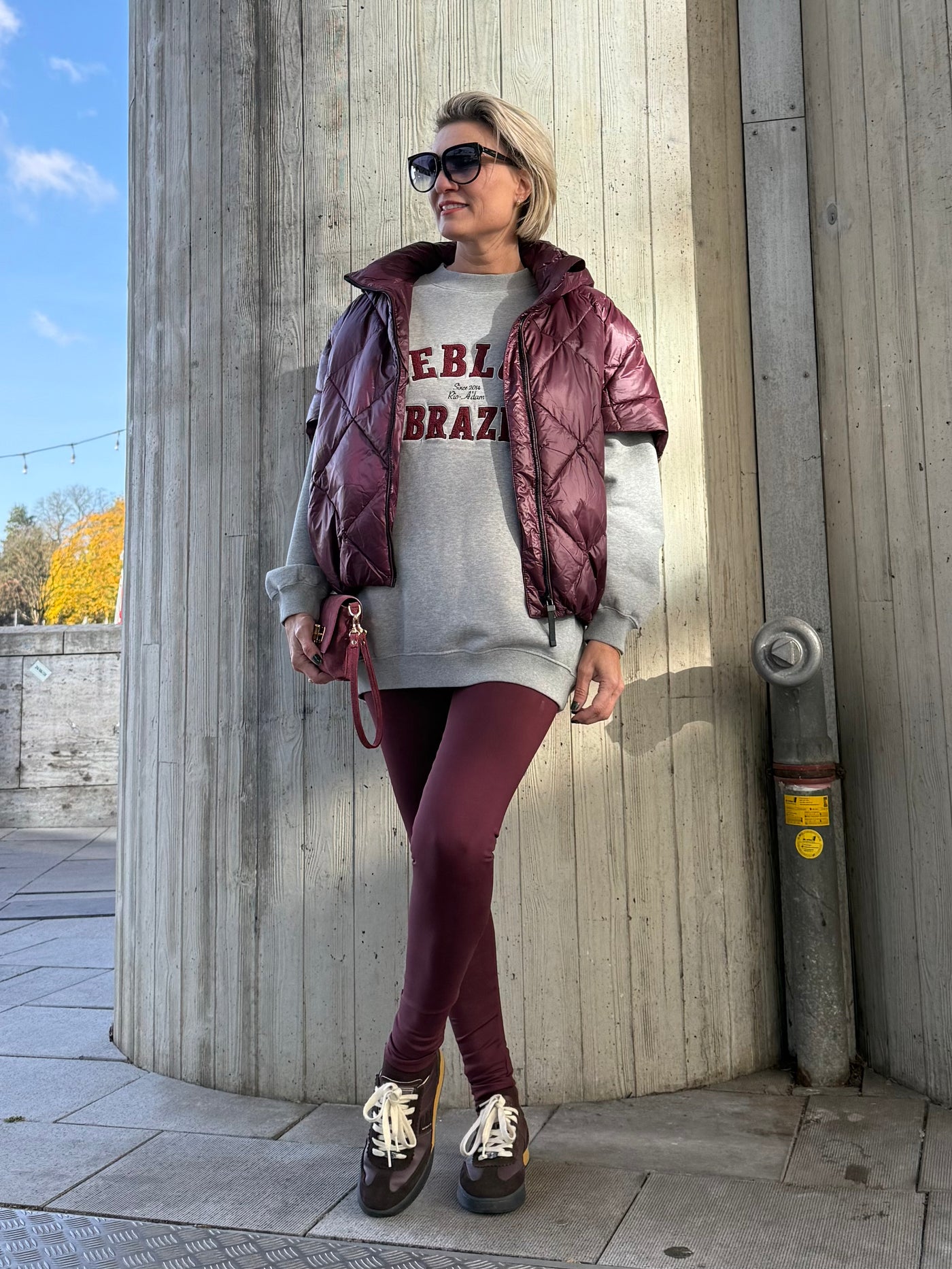 Deblon Classic Legging Bordeaux