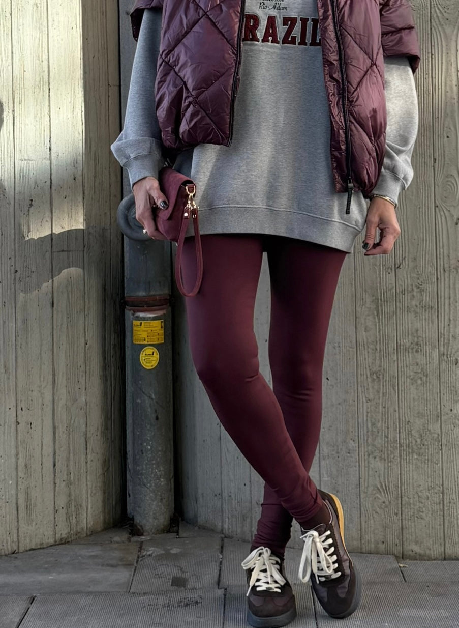 Deblon Classic Legging Bordeaux
