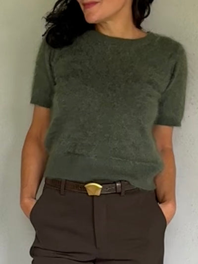 Absolute Cashmere Amaya Trui Forest