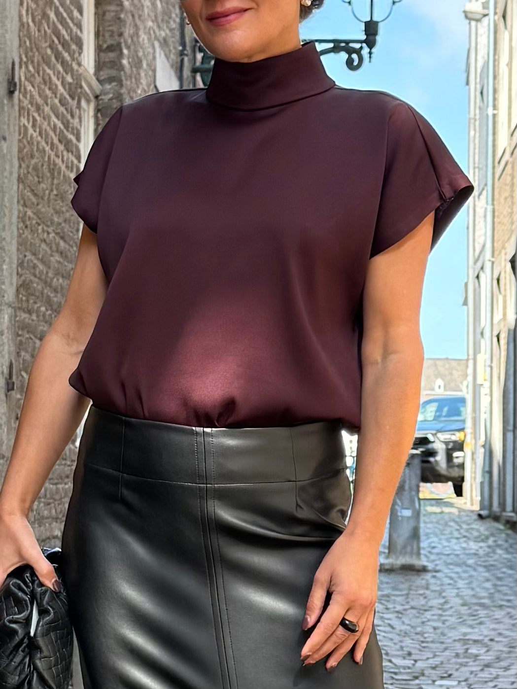 Drykorn Top Alaria_1 Bordeaux