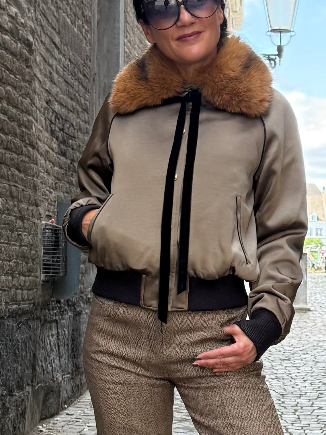 Kooples Blouson Kaki