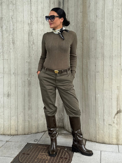 Closed Broek Sonnett Forest Green