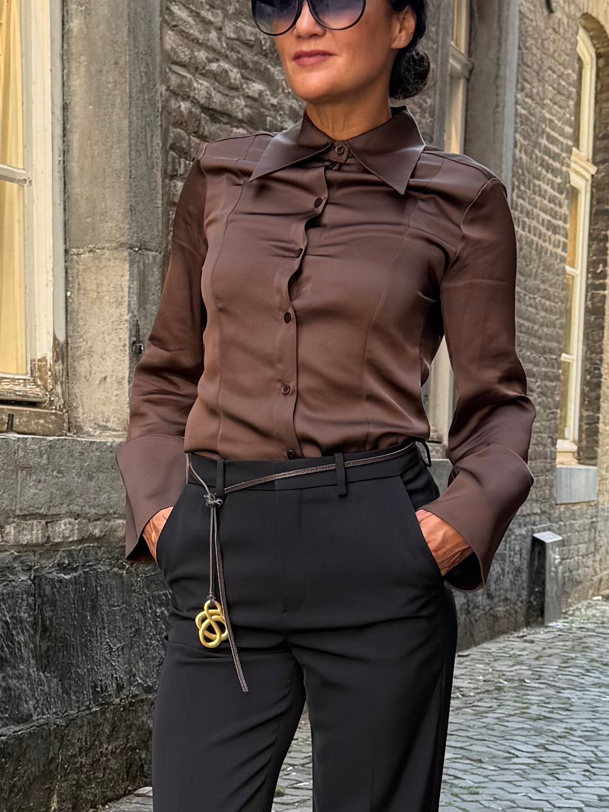By Malene Birger Rosiannas Blouse Bruin