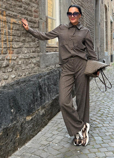 Sessun Broek Aldiwool Bruin