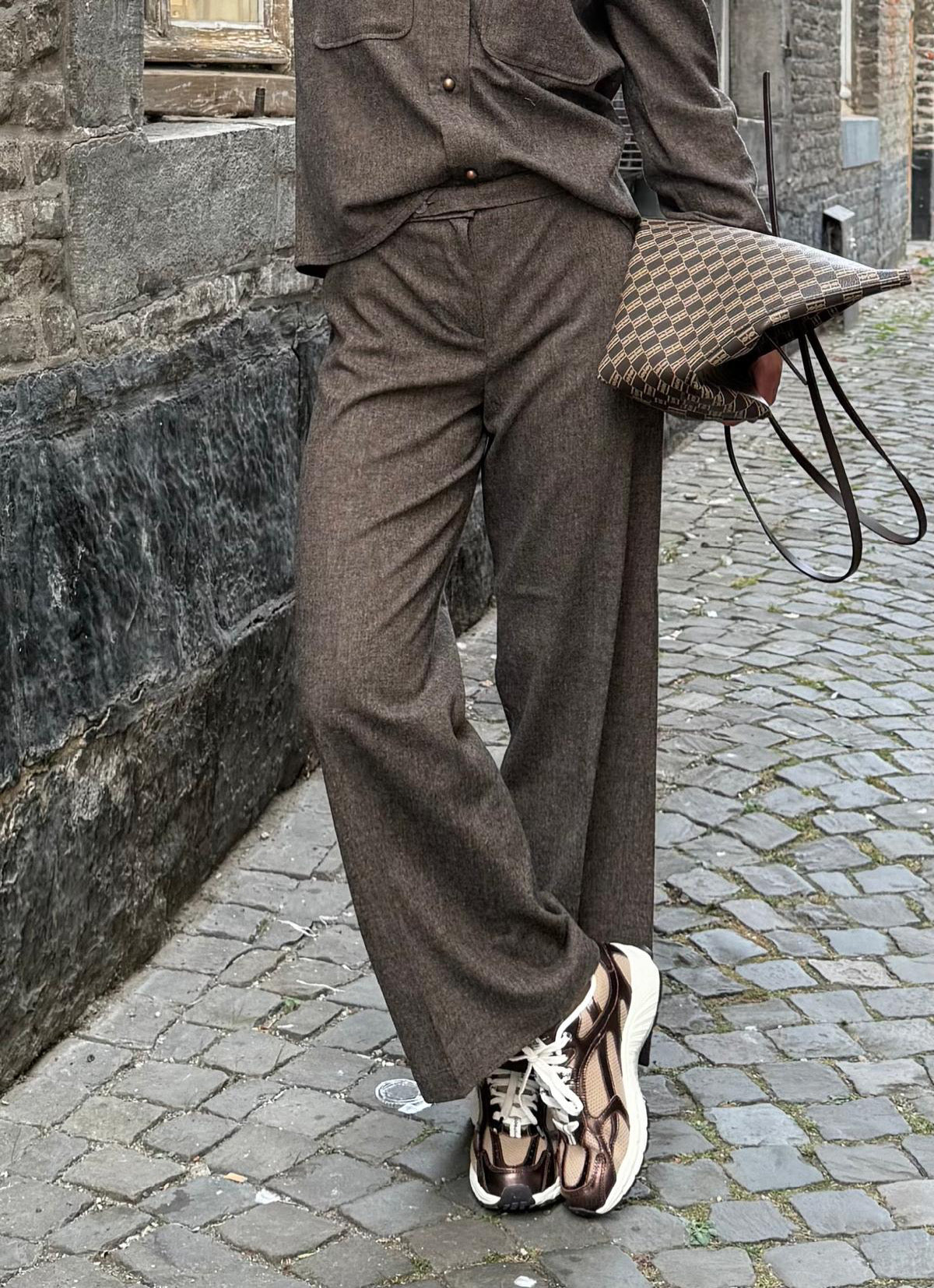 Sessun Broek Aldiwool Bruin