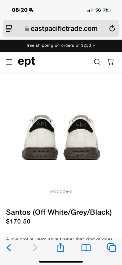 EPT Santos Off White Grey Black
