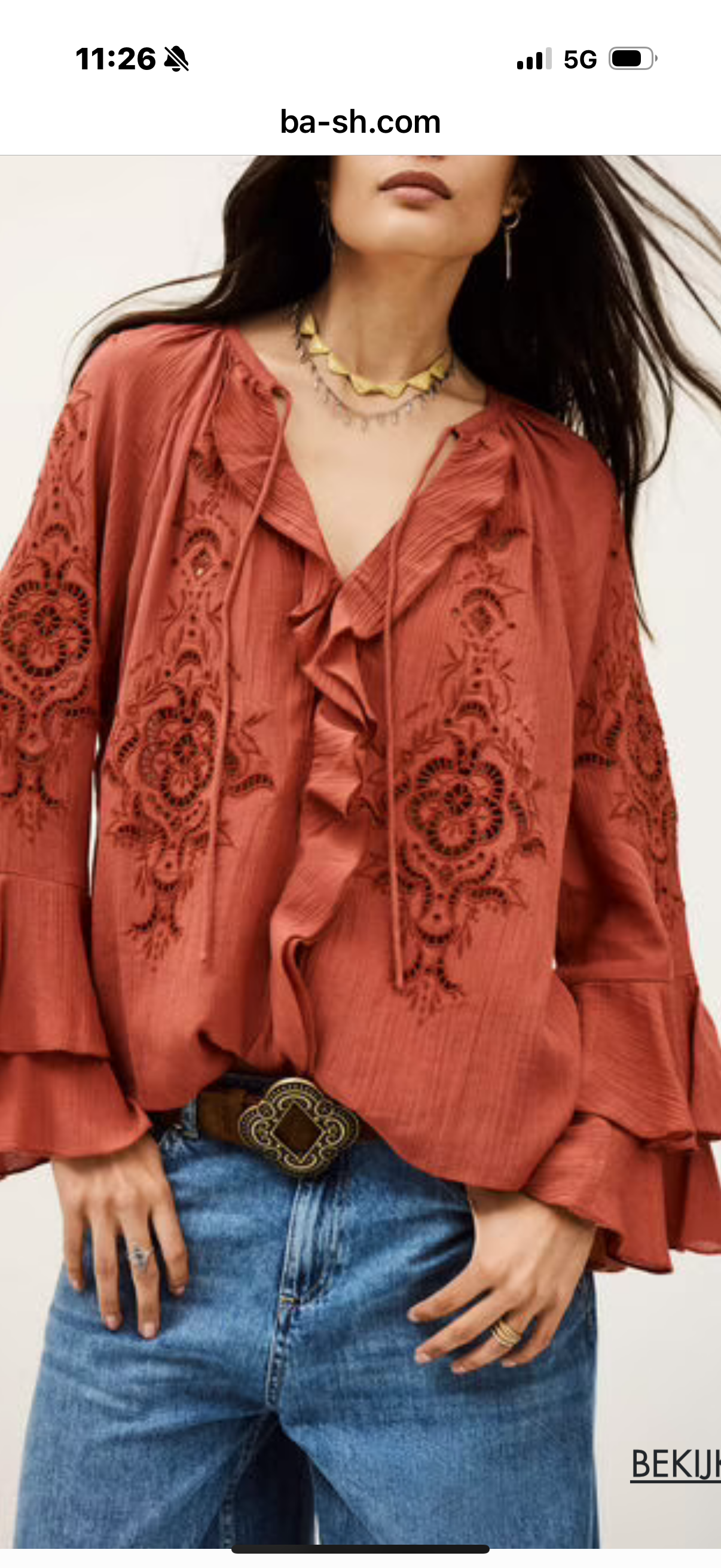 Bash Blouse Omar Blush
