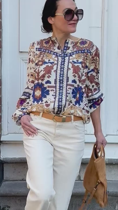Bash Varone Blouse Ecru