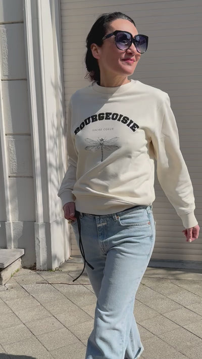 Elite Sweatshirt Bour Ecru