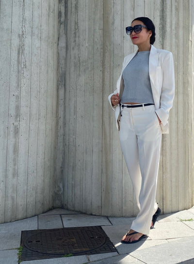 DAY Birger et Mikkelsen Classic Gabardine Broek Yvory