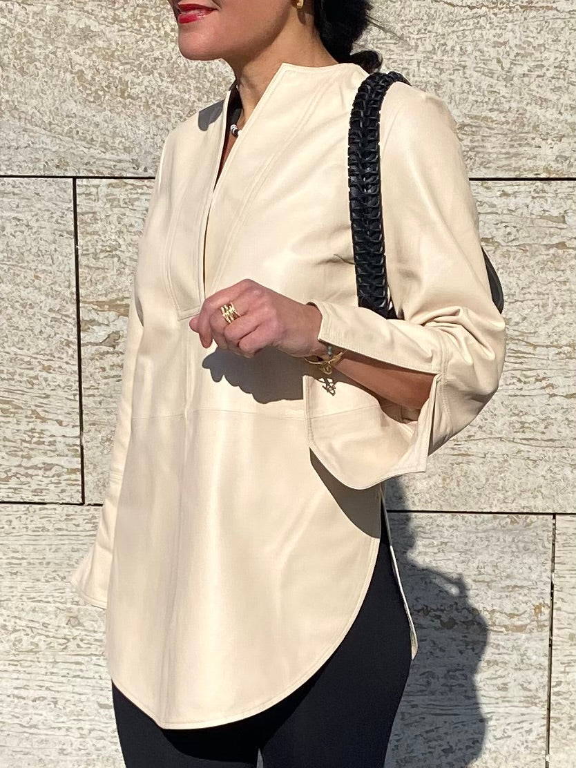 By Malene Birger Llaiyes Leren Top