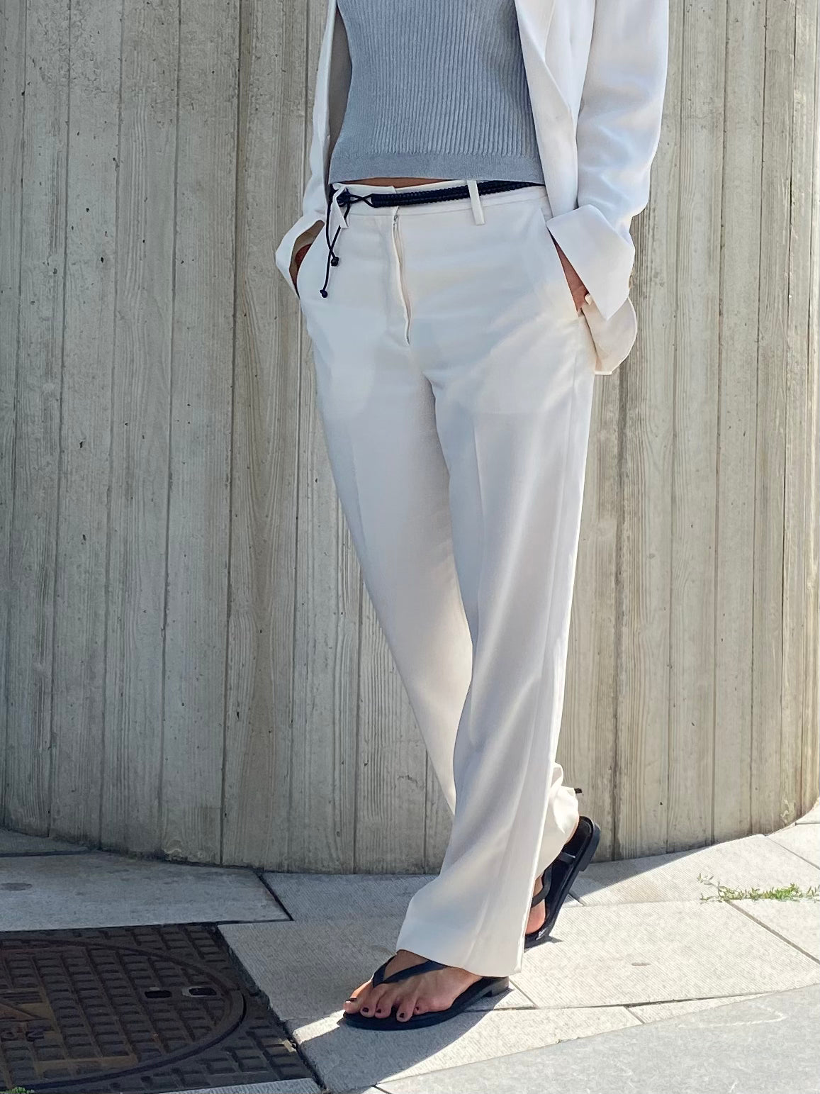 DAY Birger et Mikkelsen Classic Gabardine Broek Yvory